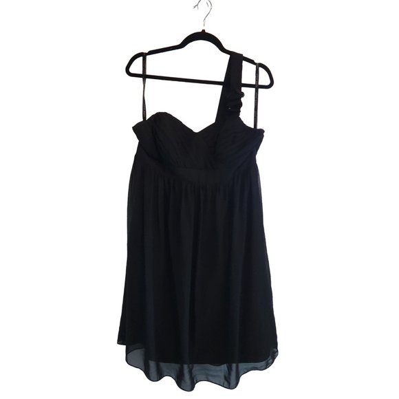 Alfred Angelo Mini Black Dress Womens size 18 - Picture 1 of 4